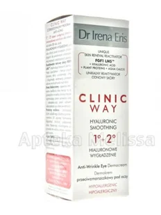 Dr Irena Eris HIALURONOWE WYGŁADZENIE Dermokrem przeciwzmarszczkowy pod oczy 1°+ 2° na dzień i na noc - Kosmetyki pod oczy - miniaturka - grafika 2