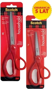 Scotch Nożyczki biurowe uniwersalne 20,5cm Scotch 1408 - Nożyczki - miniaturka - grafika 2