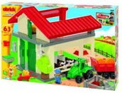 Klocki - Hasbro ECO 3098 Abrick gospodarstwo z zielonym traktorem - miniaturka - grafika 1