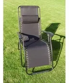 Fotele i krzesła ogrodowe - Rojaplast Fotel Oxford Czarny - miniaturka - grafika 1