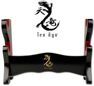 USA PIĘKNY PODWÓJNY STOJAK NA KATANY I INNE MIECZE JAPOŃSKIE - Repliki - akcesoria - miniaturka - grafika 2