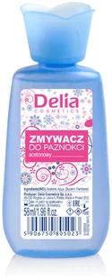 Delia Cosmetics MAK zmywacz Kwiatek jeden kolor ACETONOWY 58.0 ml - Zmywacze i cleanery do paznokci - miniaturka - grafika 2