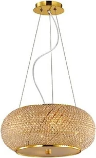 Ideal Lux PASHA SP6 ORO oprawa wisząca 6 x 40W E14 82172 082172 - Oprawy, klosze i abażury - miniaturka - grafika 2