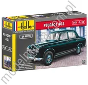Kolekcjonerskie modele pojazdów - Heller Peugeot 403 80161 - miniaturka - grafika 1