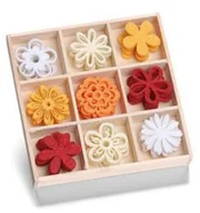 Prace ręczne dla dzieci - DEKOR-ART-SERWIS Elementy z filcu Kwiaty 2 - miniaturka - grafika 1