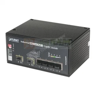 Planet IGS-624HPT Switch przemysłowy 4xGE PoE 2xSFP - Pozostałe akcesoria sieciowe - miniaturka - grafika 4