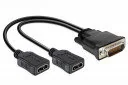 Delock Adapter dms-59 - 2x HDMI - Adaptery i przejściówki - miniaturka - grafika 4
