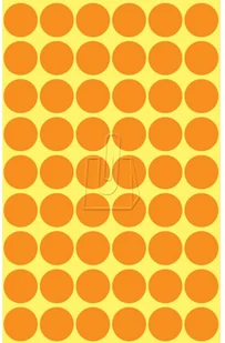 Avery Zweckform Etykiety pomarańczowe neonowe kółka do zaznaczania 12mm Zweckform 3148 - Etykiety samoprzylepne i bloki etykiet - miniaturka - grafika 2