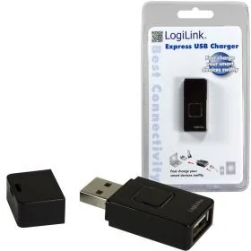 Logilink Ładowarka USB Express Charger do 2 1A - Złącza, przejściówki, adaptery - miniaturka - grafika 4