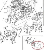 Części i akcesoria do maszyn rolniczych - CNH FILTR SILNIKA NEW HOLLAND 86546615 - miniaturka - grafika 1