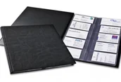 Wizytowniki - Durable Wizytownik Visifix A4 na 400 wizytówek czarny 2445-01 - miniaturka - grafika 1
