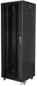 Szafy rack - Lanberg Szafa Szafa INSTALACYJNA STOJĄCA 19"" 37U 600X600 CZARNA FLAT PACK (FF01-6637-12B) - miniaturka - grafika 1
