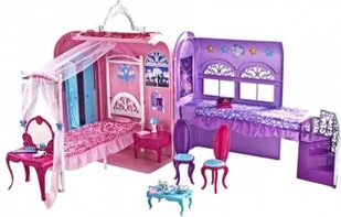 Mattel Barbie ubranie niebiesko-różowa sukienka - Akcesoria dla lalek - miniaturka - grafika 3