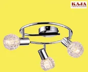 Lampy sufitowe - Kaja Żyrandol K-C9590A/3 z serii ALPINA - miniaturka - grafika 1