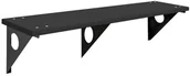 Meble do szkół i przedszkoli - AJ Ławka ścienna z czarnego laminatu o dł. 2000mm 237112 - miniaturka - grafika 1