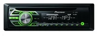 Odtwarzacze CD - Pioneer DEH-150MP CD Tuner (bezpośrednio AUX-IN z przodu, 4 X 50 Watt, wyświetlacz oświetlenie sufitowe biały, klawiatura), zielony DEH-150MPG - miniaturka - grafika 1