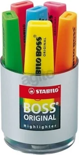 Stabilo BOSS original, komplet w pojemniku, 6 szt. 7006 - Zakreślacze - miniaturka - grafika 2