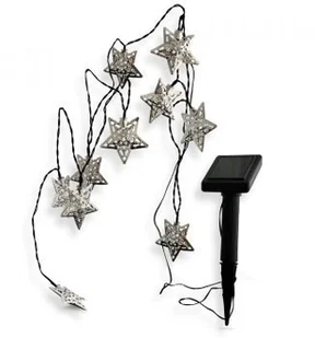 Polux Lampki solarne dekoracyjne gwiazdki DECOS 3,8 metra 304445 /SANICO - Lampy ogrodowe - miniaturka - grafika 3