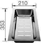 Blanco Odsączarka do AXIA II 6S, 8, 8S 225046 - Suszarki do naczyń - miniaturka - grafika 3
