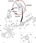 Części i akcesoria do maszyn rolniczych - CNH PASEK WIELOKLINOWY 86011009 - miniaturka - grafika 1