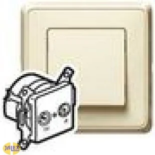 Legrand Gniazdo ścienne CARIVA TV-RD końcowe Podwójne 773733 krem - Gniazdka elektryczne - miniaturka - grafika 2