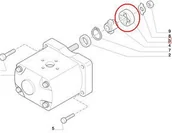 Części i akcesoria do maszyn rolniczych - CNH SPRZĘGIEŁKO POMPY HYDRAULICZNEJ 5118569 - miniaturka - grafika 1