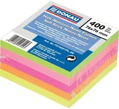 Notesy i bloczki - Donau Notes samoprzylepny 76 X 76 mm NEON 400 KARTEK - miniaturka - grafika 1
