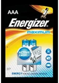 Baterie i akcesoria - Energizer Bateria MAXIMUM AAA LR03 2szt 635324 - miniaturka - grafika 1