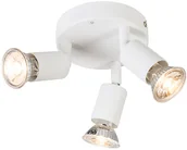 Lampy sufitowe - QAZQA Nowoczesny spot regulowany biały - Jeany 3 - miniaturka - grafika 1