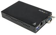Konwertery sieciowe i transceivery - STARTECH.COM StarTech. com Gigabit Ethernet Media Converter, czarny ET91000LC2 - miniaturka - grafika 1