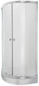 Kabiny prysznicowe - Invena Marbella 80x80 + brodzik + kolumna natrsykowa Socho AK-46-181/AK-80-082/AU-59-001 - miniaturka - grafika 1