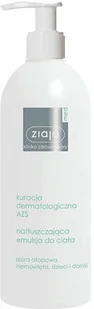 Ziaja MED KURACJA DERMATOLOGICZNA AZS - NATŁUSZCZAJĄCA EMULSJA DO CIAŁA PŁYN 400 - Balsamy i kremy do ciała - miniaturka - grafika 2
