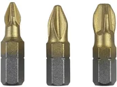 Klucze i nasadki - Bosch Bit z końcówką krzyżową PH 1 PH 2 PH 3 25 mm C 6.3 3 szt - miniaturka - grafika 1