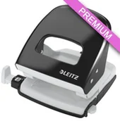 Dziurkacze - Esselte Dziurkacz Leitz WOW 5008, 30k czarny ES095-2 - miniaturka - grafika 1