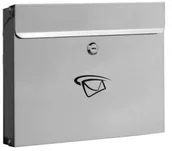 Skrzynki na listy - Skrzynka na listy nierdzewna pozioma S-19N - miniaturka - grafika 1