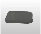 Deski sedesowe - Kerasan Waldorf Deska sedesowa wolnoopadająca, kolor czarny, zawiasy Brąz 418604 - miniaturka - grafika 1