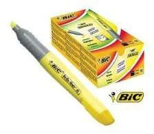 BIC ZAKREŚLACZ BRITE LINER XL ŻÓŁTY PUDEŁKO 10 SZT 891396 - Zakreślacze - miniaturka - grafika 2