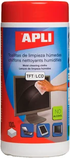 Apli Chusteczki do czyszcz. monitorów AP11823 - Środki i akcesoria czyszczące do komputerów - miniaturka - grafika 2