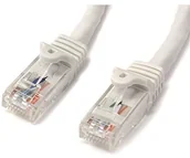 Kable miedziane - STARTECH.COM 15 ft Snagless Startech Cat6 UTP Patchkabel, ETL-Verified, czarna, spig9, biały  biały N6PATCH35WH - miniaturka - grafika 1