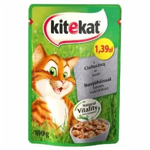 Kitekat Z CIELĘCINĄ 100g - Mokra karma dla kotów - miniaturka - grafika 5