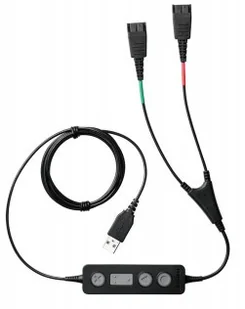 Jabra Link 265 Przewód szkoleniowy 2 QD - USB ATJABVP00000147 [2351458] - Adaptery i przejściówki - miniaturka - grafika 2