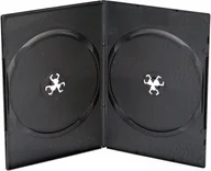Pudełka i akcesoria na płyty CD - Omega Pudełko DVD 7MM VIDEO BOX ULTRA SLIM 2 BLACK 56919 D2DSS2 - miniaturka - grafika 1