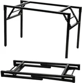 Meble modułowe i akcesoria - NY-PODSTAWY PROSTOKĄTNY STELAŻ SKŁADANY STOŁU LUB BIURKA - KOLOR CZARNY - miniaturka - grafika 1