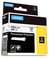 Taśmy do drukarek barwiące - Dymo oryginalny taśma do drukarek etykiet 18482 czarny druk/biały podkład 5 - miniaturka - grafika 1