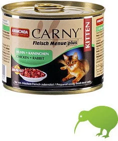 Animonda Carny Puszka Kitten Wołowina/Kurczak/Królik 200 G - Mokra karma dla kotów - miniaturka - grafika 3