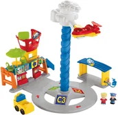 Zabawki interaktywne dla dzieci - Fisher Price Little People Lotnisko DGN30 35079 - miniaturka - grafika 1