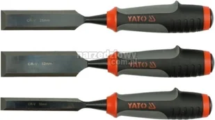 Yato Dłuta stolarskie do drewna zestaw 3 szt. YT-6280 - Pilniki - miniaturka - grafika 3