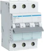 Bezpieczniki elektryczne - Hager Polo Wyłącznik nadmiarowoprądowy 3/16A B 6KA MBN316E - miniaturka - grafika 1