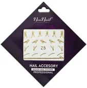 Ozdoby do paznokci - Neonail Mini Water Sticker GOLD Z5 - miniaturka - grafika 1