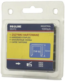 PROLINE Zszywki Hartowane Typ 53 12MM 11,3 55312 - Akcesoria do elektronarzędzi - miniaturka - grafika 2